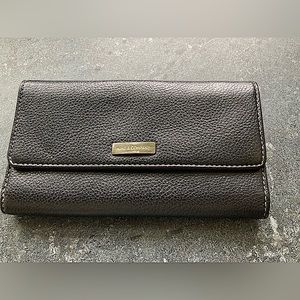 2/$15- Nine & Company - Black Trifold Wallet